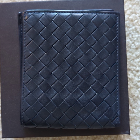 Bottega Veneta Mens Bifold Navy blue - Picture 5 of 6